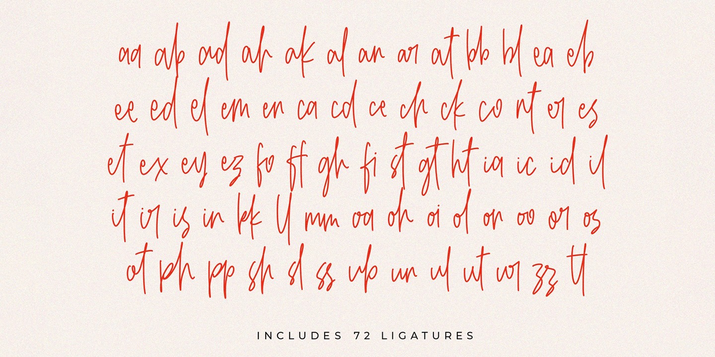 Пример шрифта Kionsa Script